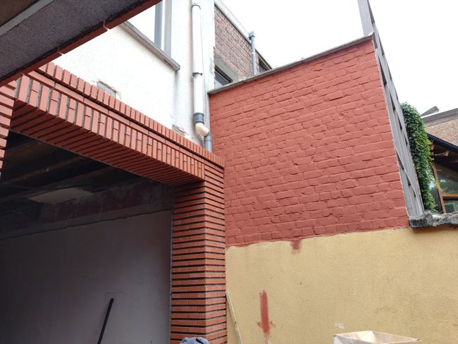 detail metselwerken bijbouw